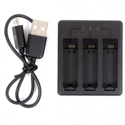 3 batteries USB charger for GoPro HERO4