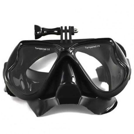 AC Prof Diving mask with GoPro mount, black