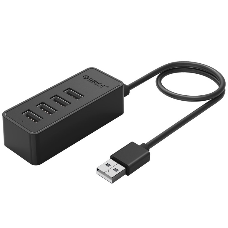 USB-хаб з 4-ма USB 2.0 ORICO W5P-U2-030-BK-PRO