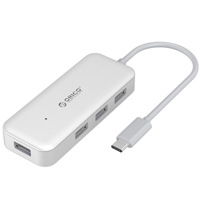 USB-хаб Type-C з 4-ма USB 3.0 ORICO TC4U-U3-SV-BP