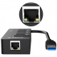 Зарядный USB-хаб ORICO HR01-U3-V1-BK-BP с 3-мя USB портами и сетевым портом RJ45, порт RJ45