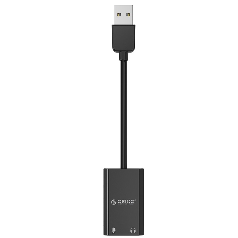 Внешняя звуковая карта USB ORICO SKT2-BK, главный вид