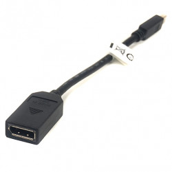 Переходник PowerPlant mini DisplayPort (Thunderbolt) M — DisplayPort F, 0.2 м