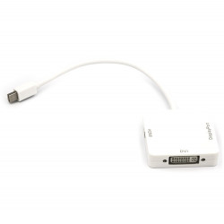 Переходник PowerPlant mini DisplayPort (Thunderbolt) - DisplayPort, HDMI, DVI, 0.2 м