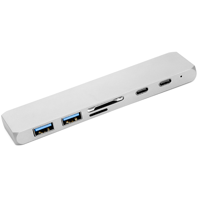 PowerPlant USB hub (USB Type-C - HDMI 4K, 2хUSB 3