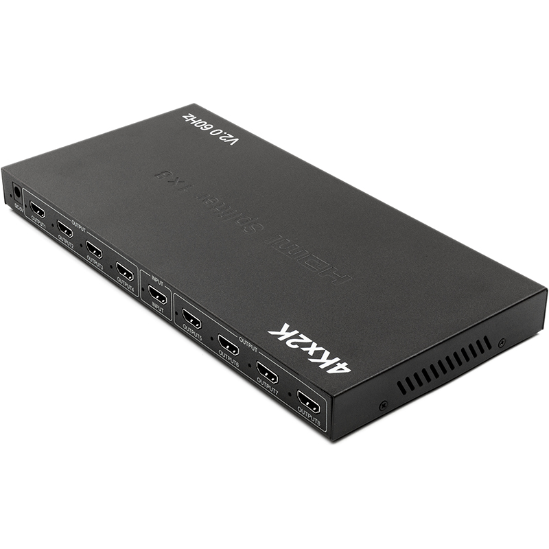 Сплітер PowerPlant HDMI 1x8 V2.0, 3D, 4K / 60hz (HDSP8-V2.0)