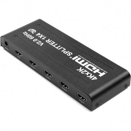 Сплітер PowerPlant HDMI 1x4 V2.0, 3D, 4K / 60hz (HDSP4-V2.0)