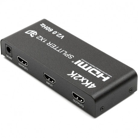 Сплиттер PowerPlant HDMI 1x2 V2.0, 3D, 4K / 60hz (HDSP2-V2.0)