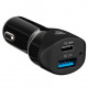 Автомобільний зарядний пристрій 2Е USB-A, USB-C, Quick Charge QC3.0, 36W, black