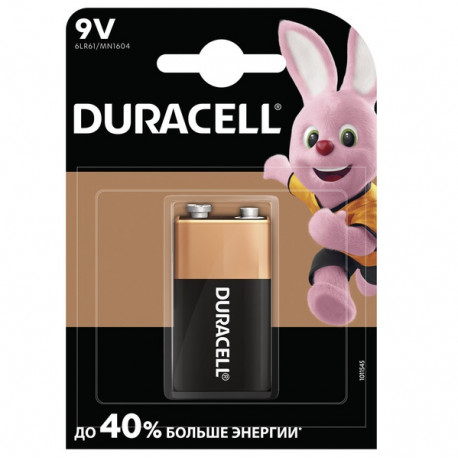 Батарейка Duracell 9V / MN1604 KPN1*10 1 шт