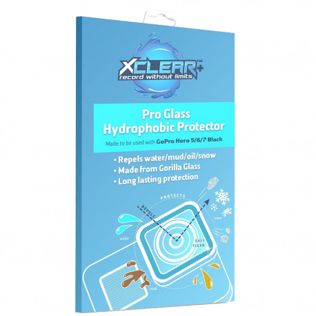 Гидрофобное защитное стекло XCLEAR PRO-REPEL для GoPro HERO5/6/7 Black