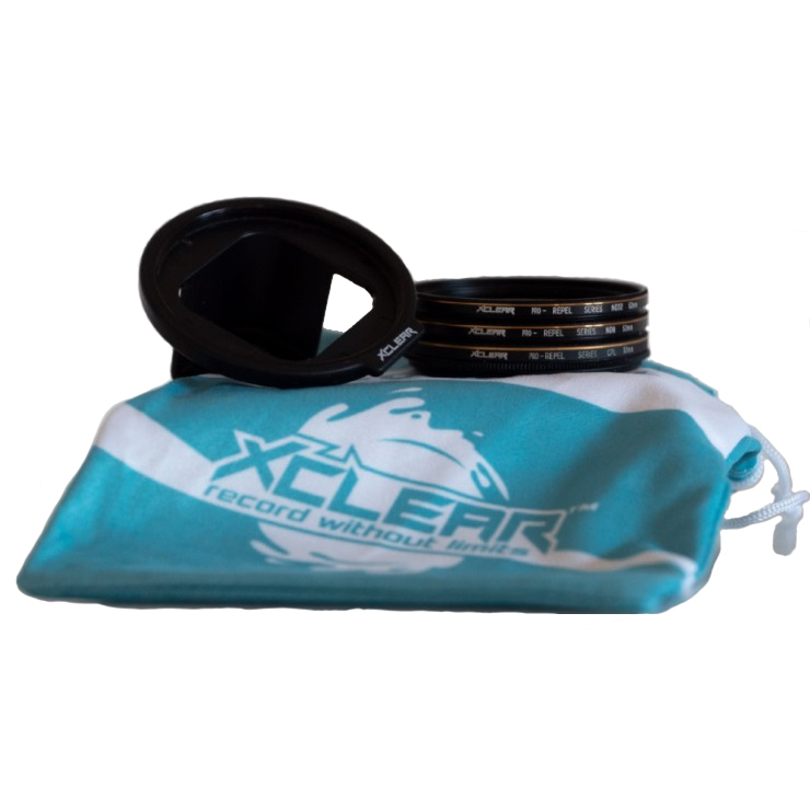 Гідрофобні фільтри XCLEAR PRO-REPEL CPL, ND8, ND32 52 мм для GoPro HERO8 Black