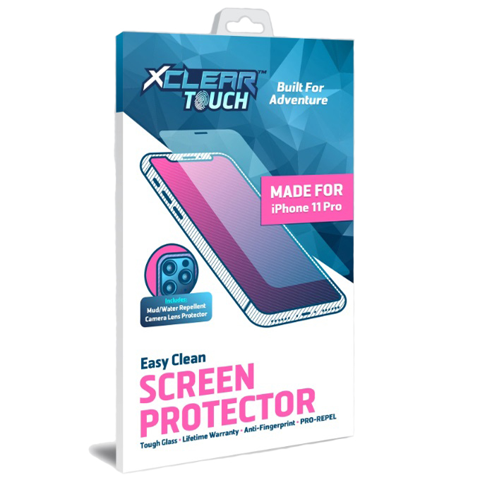 Гидрофобное защитное стекло XCLEAR PRO-REPEL для iPhone 11 PRO, главный вид