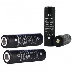 Keeppower 18650  2500 mAh Li-Ion Rechargeable Battery 4 PC for Moza Air, Air 2