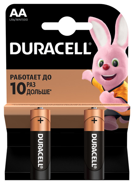 Батарейки Duracell AA LR06 MN1500 2 шт