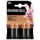 Batteries DURACELL AA LR06 MN1500 4 pcs, appearance