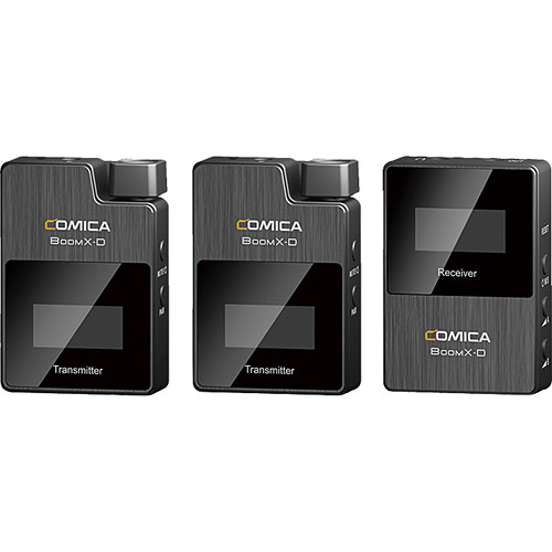 Радиосистема Comica BoomX D2 (TX+TX+RX), главный вид
