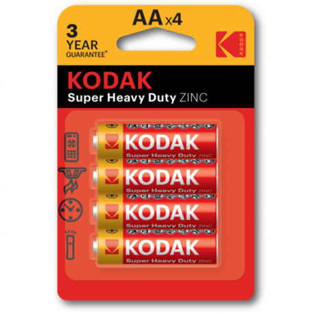 Batteries Kodak Extra Heavy Duty AA LR06 MN2400 4 pcs