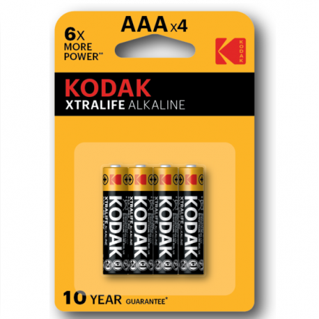 Батарейки Kodak XtraLife AAA LR03 MN2400 4 шт
