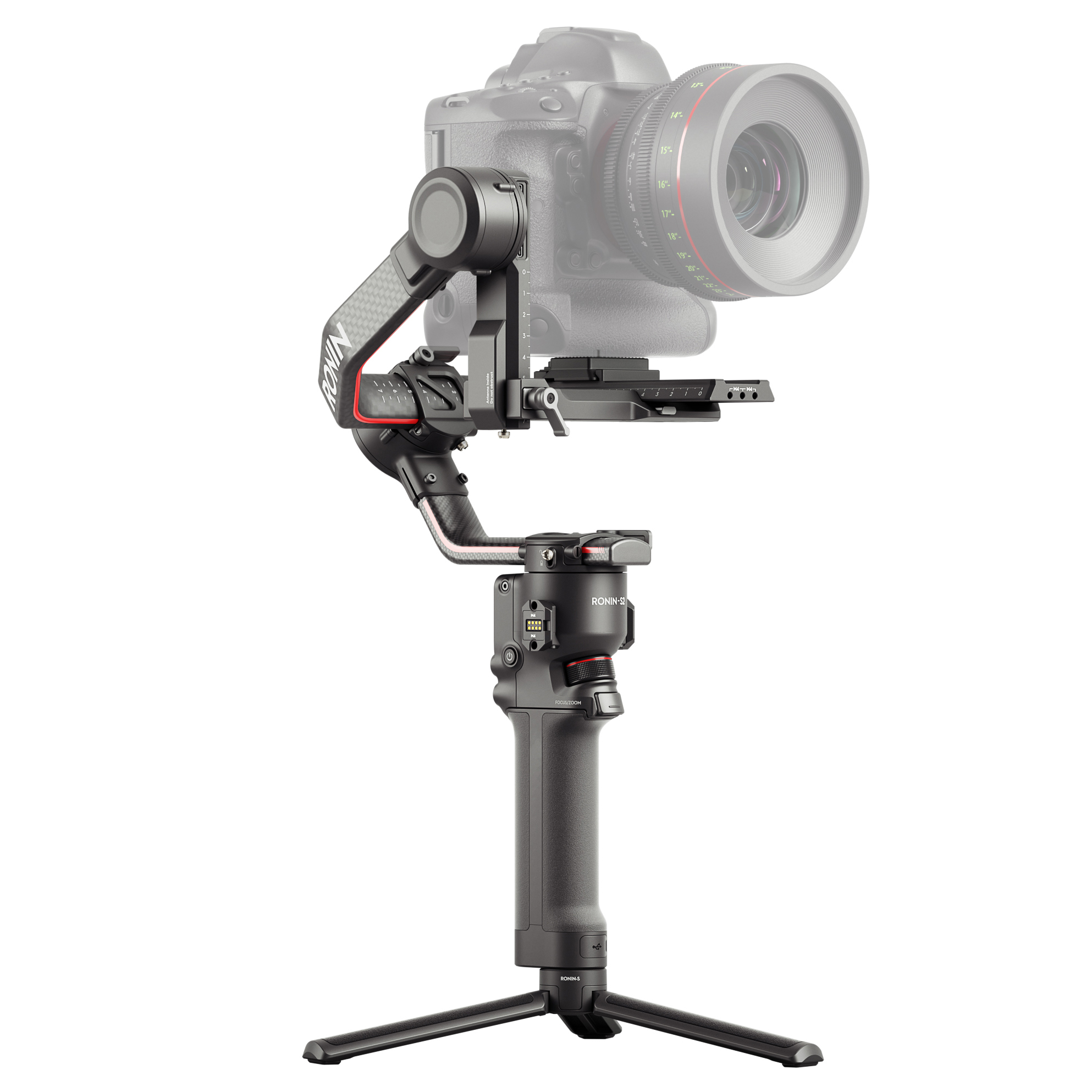 DJI RS2 handheld gimbal for mirrorless and DSLR cameras, main view