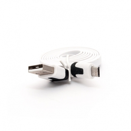 Micro USB кабель 1м для Samsung, HTC   (белый)