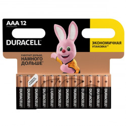 Батарейки Duracell AAA LR03 MN2400 12 шт