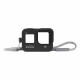 Силиконовый чехол з ремешком GoPro Sleeve + Lanyard для HERO8 Black, черный