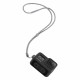 Силиконовый чехол з ремешком GoPro Sleeve + Lanyard для HERO8 Black, черный с камерой_1