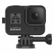 Силиконовый чехол з ремешком GoPro Sleeve + Lanyard для HERO8 Black, черный с камерой_3