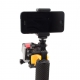 Держатель для GoPro и смартфона с кнопкой спуска (вид сзади)