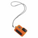 Силиконовый чехол з ремешком GoPro Sleeve + Lanyard для HERO8 Black, оранжевый с камерой_1