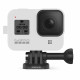 Силиконовый чехол з ремешком GoPro Sleeve + Lanyard для HERO8 Black, белый с камерой_2