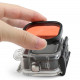 SHOOT V2 Red filter for waterproof case GoPro HERO8 Black, installation on a case