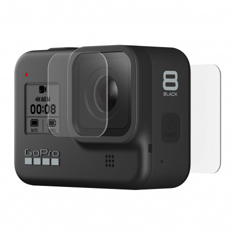 Захисне скло для дисплеїв та лінзи GoPro Tempered Glass Lens + Screen Protectors для HERO8 Black