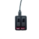 Telesin Dual Charger - USB зарядка на 2 батареи для GoPro HERO4 (вид сверху)