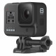 GoPro HERO8 Black action camera (showcase instance), with fasteners