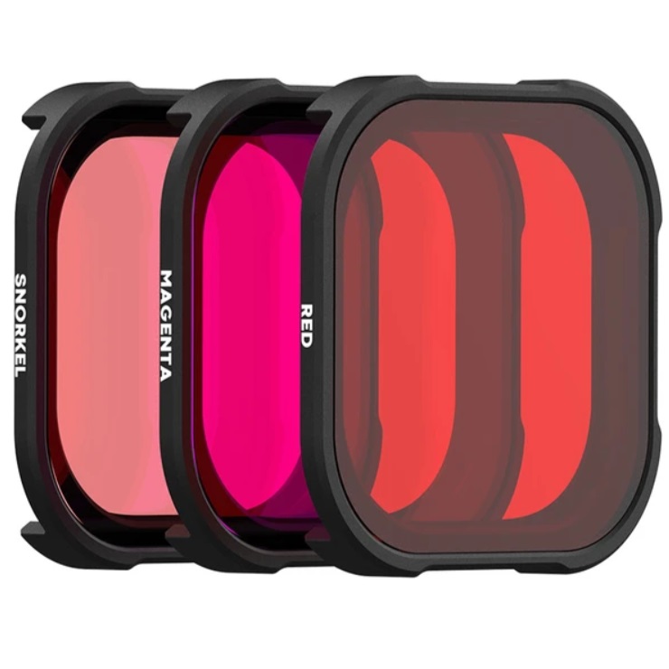 Набір з трьох підводних фільтрів PolarPro для корпуса Protective Housing GoPro HERO10,9 APPRO-006