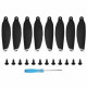 Sunnylife 8pcs Propellers 4726F for Mini 2 (2 pair), silver equipment