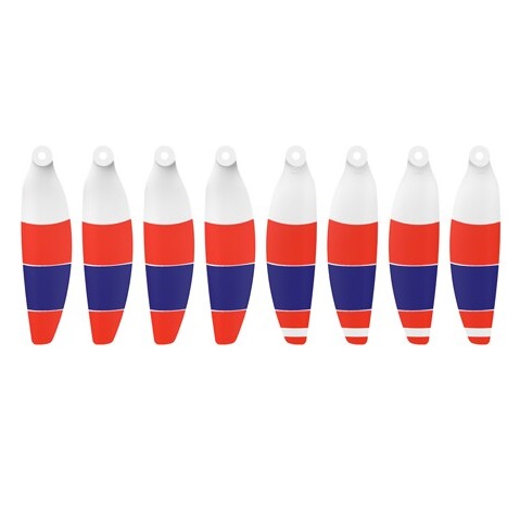 Sunnylife 8pcs Propellers 4726F for Mini 2 (Multi color), blue-red