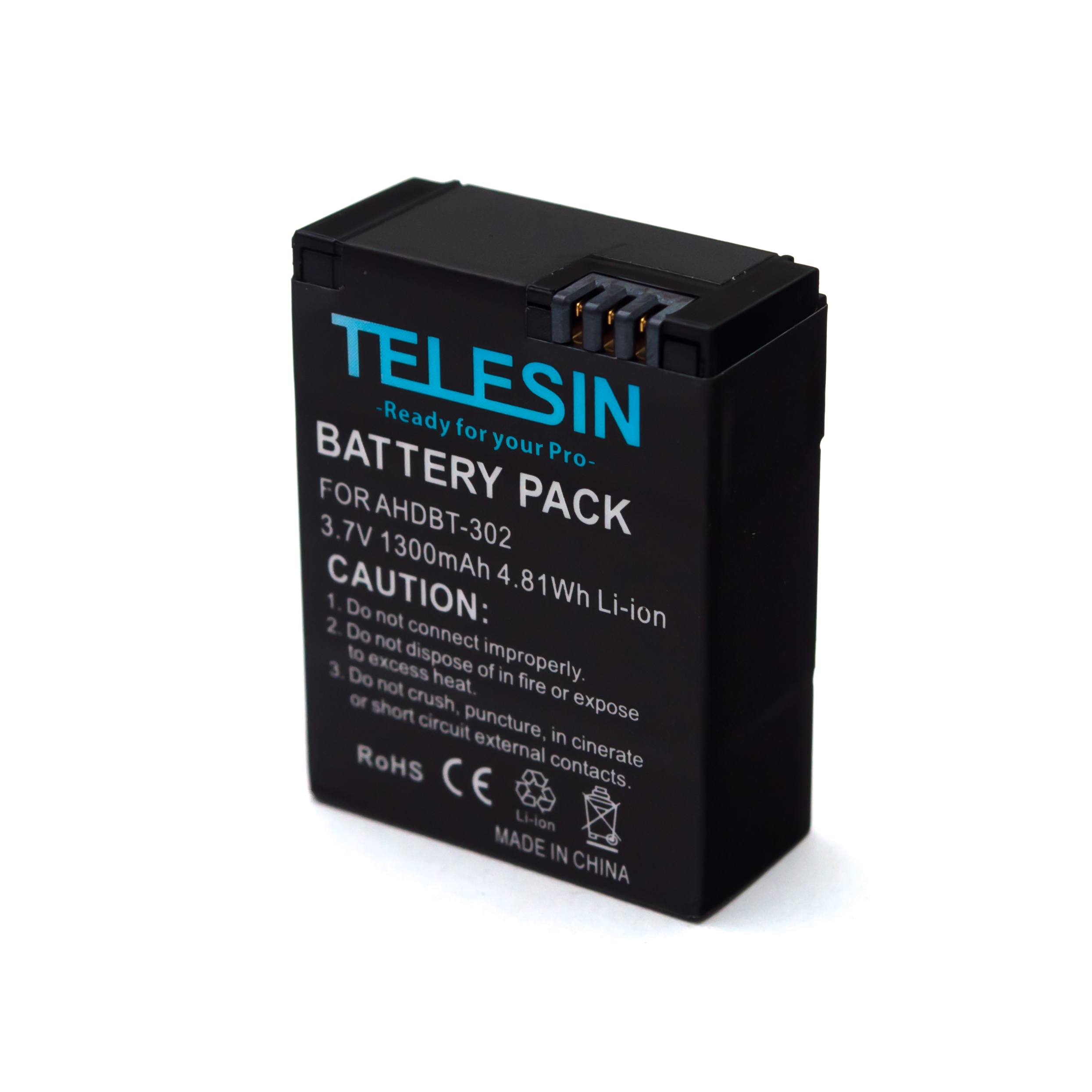 Батарея Telesin для GoPro HERO3 (GP-BTR-302) (крупний план)