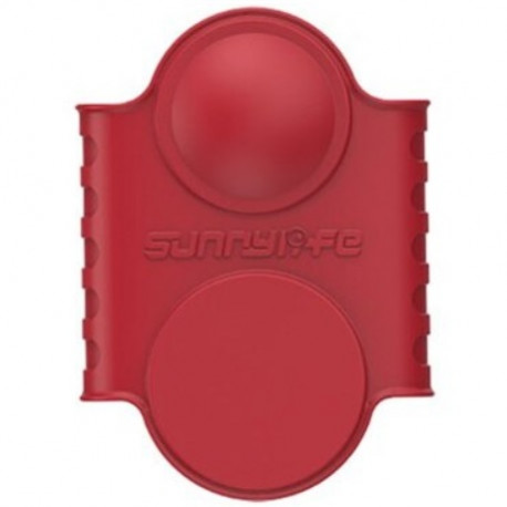 Защита линз и дисплея Sunnylife силиконовая для Insta360 ONE X2, красная