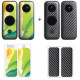 Sunnylife Cool PVC Stickers Skin for Insta360 ONE X2, Combo 2: Rendering + Black Carbon