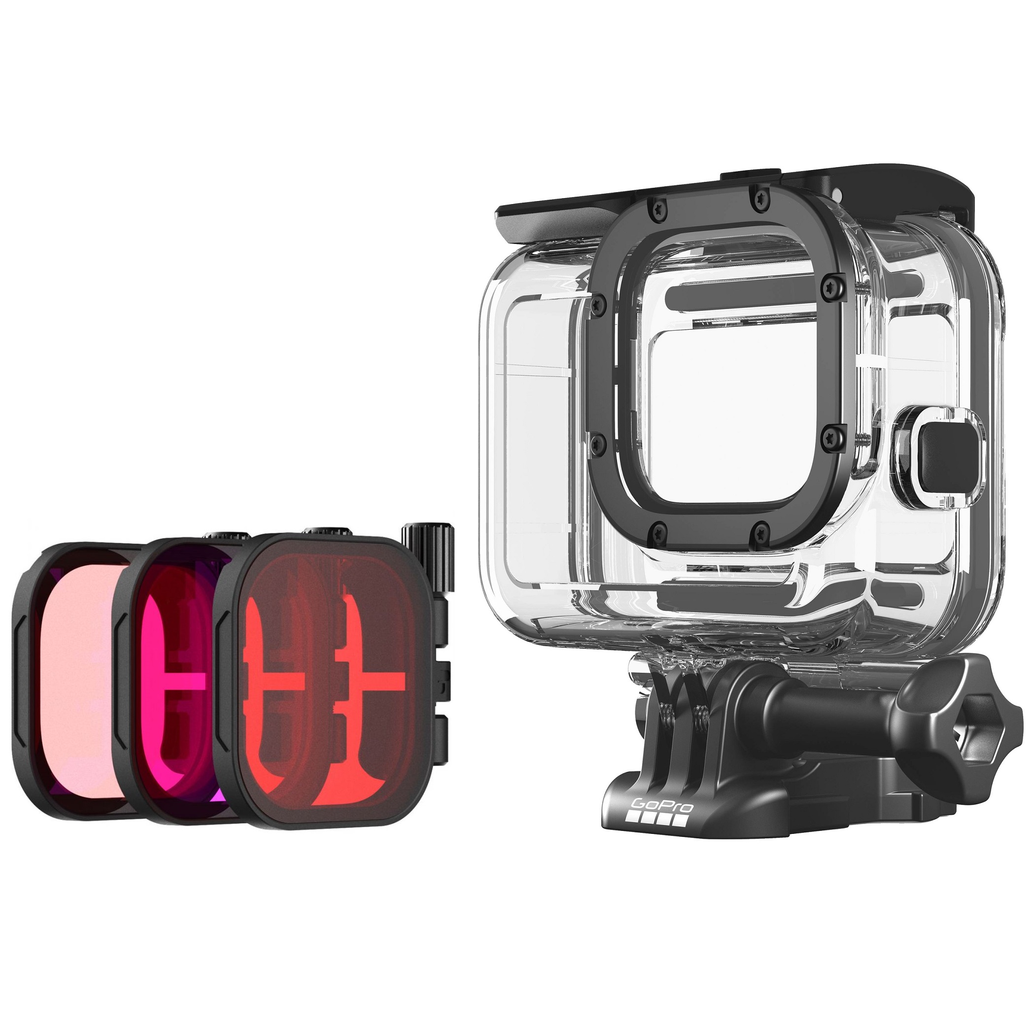 Оригинальный подводный бокс GoPro HERO8 Black с тремя фильтрами PolarPro, главный вид