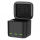 TELESIN battery charger box for 3 batteries for GoPro HERO9 Black, unfolded