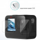 Защитное стекло TELESIN для линзы, фронтального и сенсорного дисплеев GoPro HERO9 Black, общий план