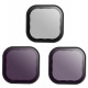 Нейтральні фільтри TELESIN ND8, ND16, ND32 для GoPro HERO9 Black