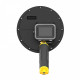 Underwater dome port TELESIN with pistol trigger for GoPro HERO9 Black, rear view with camera