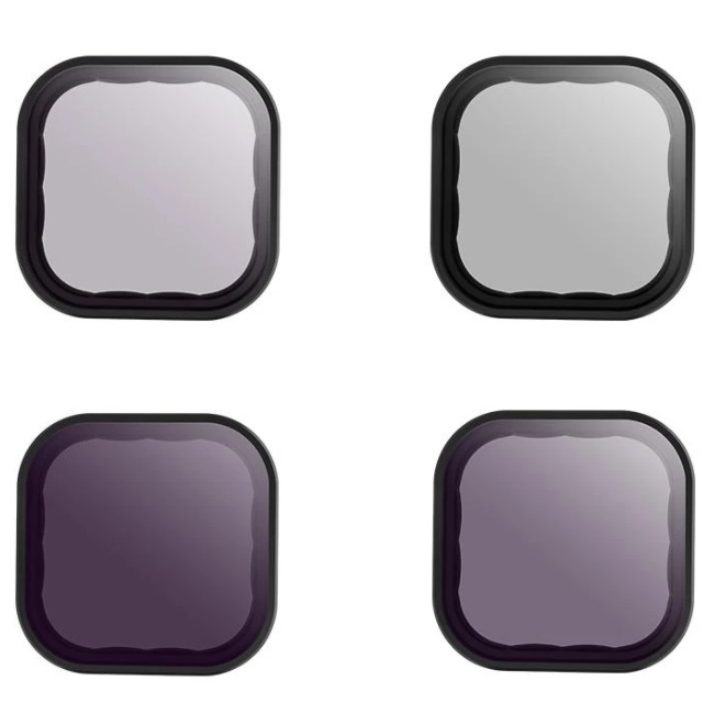 TELESIN CPL, ND8, ND16, ND32 4 pieces lens filter sets for GoPro HERO9 Black, main view