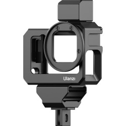 Алюминиевая рамка для влогинга Ulanzi G9-5 для GoPro HERO 10,9 с отсеком для адаптера микрофона