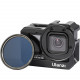 Алюминиевая рамка для влогинга Ulanzi G9-5 для GoPro HERO9 Black с отсеком для адаптера микрофона, с фильтром